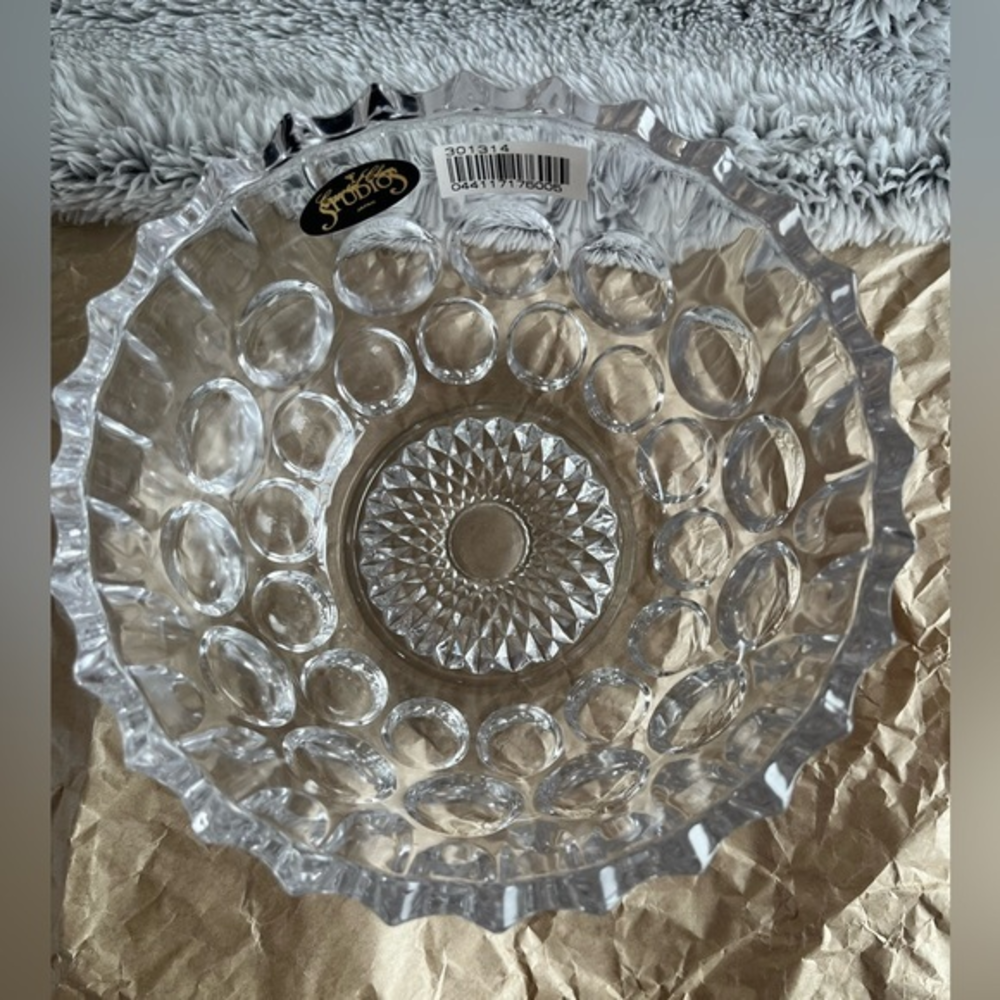 CRYSTAL‎ CLEAR STUDIOS MARIELLE 6” LEAD CRYSTAL BOWL